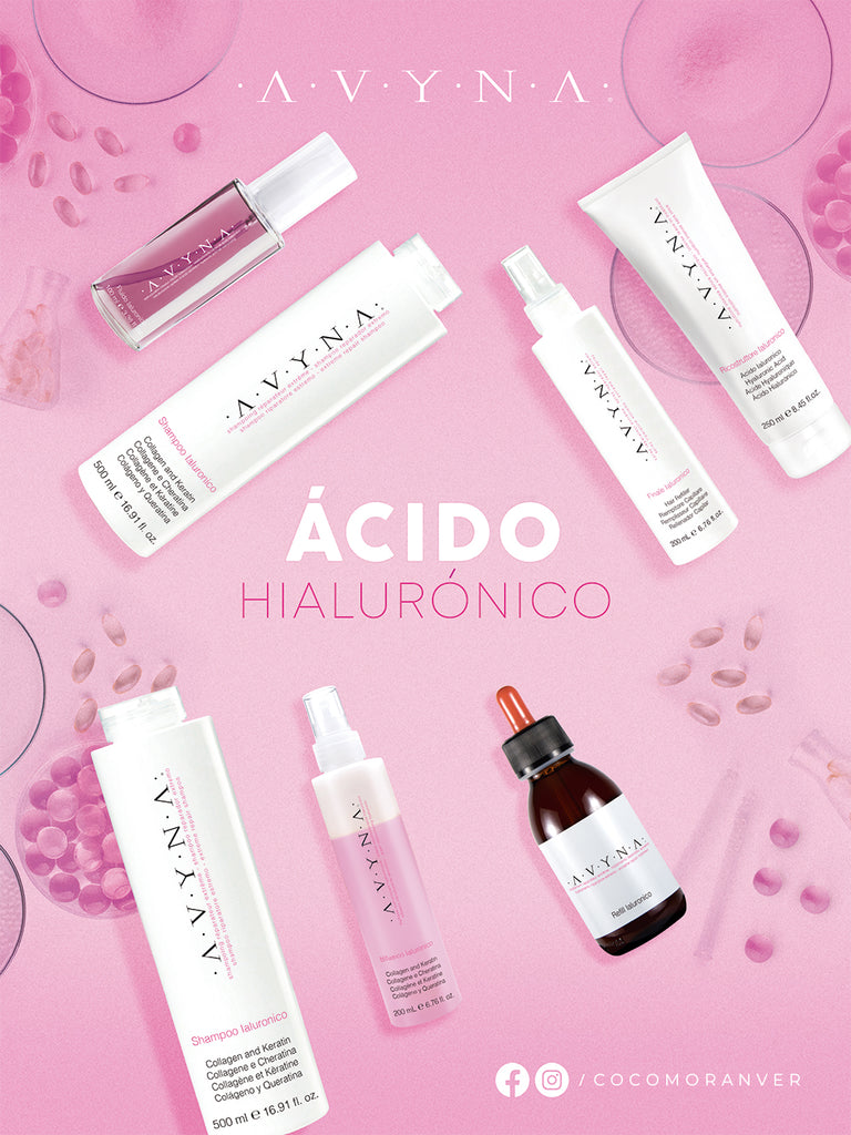 Kit Ialuronico de Avyna: Descubre el secreto para una piel y cabello rejuvenecidos